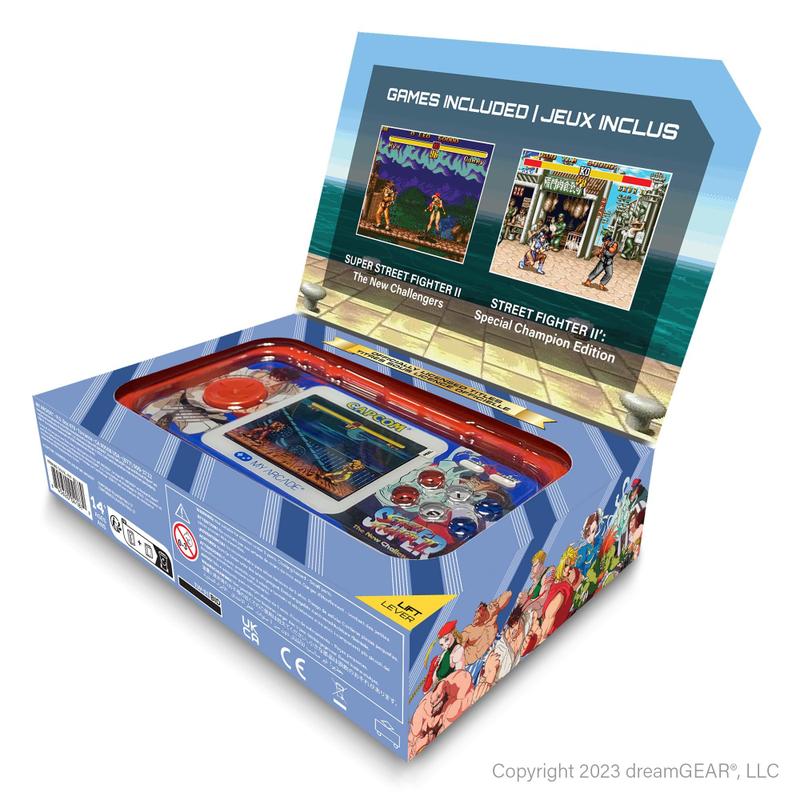 Jogo portátil My Arcade Street Fighter II Pocket Player Pro